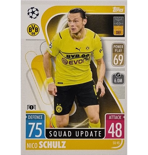 Topps Champions League Extra 2021/2022 SU 45 Nico Schulz