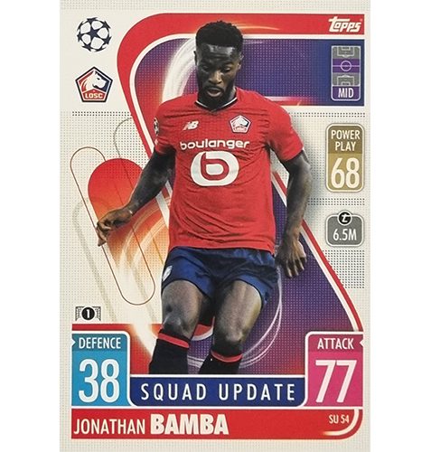 Topps Champions League Extra 2021/2022 SU 54 Jonathan Bamba