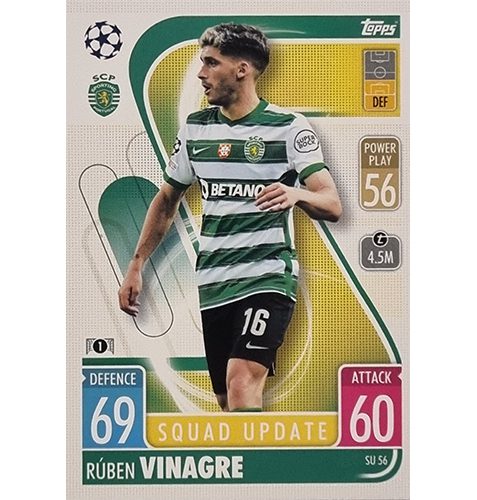 Topps Champions League Extra 2021/2022 SU 56 Ruben Vinagre