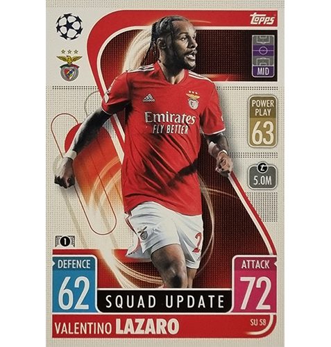 Topps Champions League Extra 2021/2022 SU 58 Valentino Lazaro