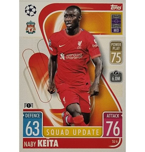 Topps Champions League Extra 2021/2022 SU 06 Naby Keita