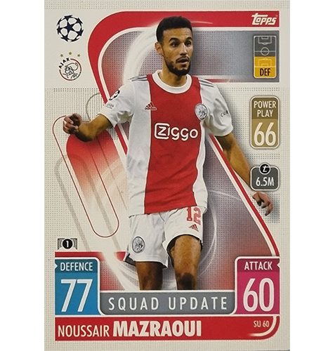 Topps Champions League Extra 2021/2022 SU 60 Noussair Mazraoui