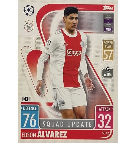 Topps Champions League Extra 2021/2022 SU 62 Edson Alvarez