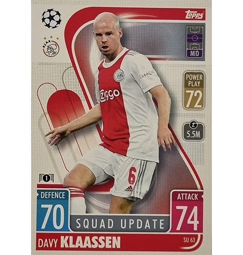 Topps Champions League Extra 2021/2022 SU 63 Davy Klaassen