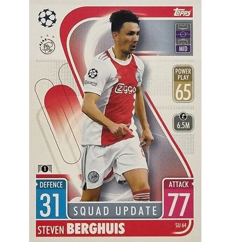 Topps Champions League Extra 2021/2022 SU 64 Steven Berghuis