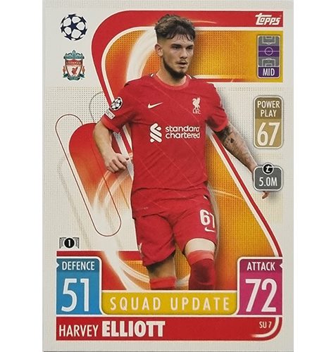 Topps Champions League Extra 2021/2022 SU 07 Harvey Elliott