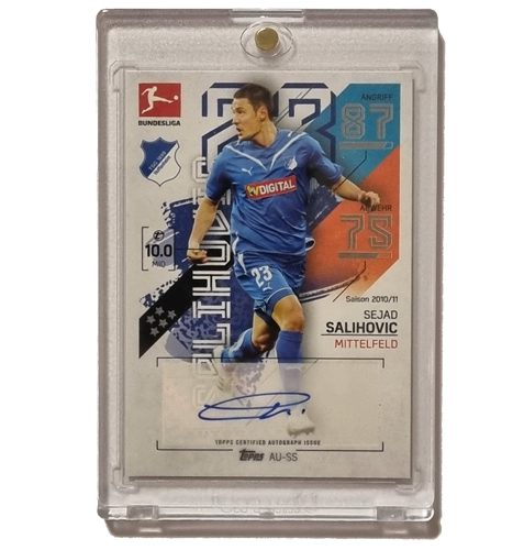 Topps Match Attax Bundeliga 2021/2022 - AU-SS Sejad Salihovic mit Original Unterschrift