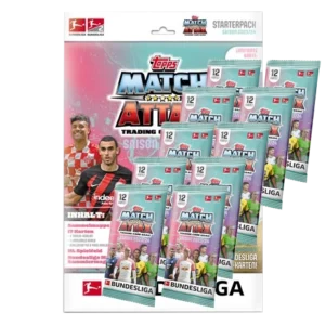 Topps Bundesliga Match Attax 2023-24 - 1x Starterpack + 10x Booster