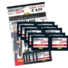 Panini Deutschland und die Besten aus Europa 2024 Sticker - 1x Starterpack + 10x Stickertüten