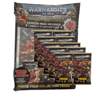 Panini Warhammer Dark Galaxy TDC- 1x Starterpack + 10x Booster