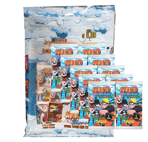 Panini Naruto Shippuden Trading Cards - 1x Starterpack + 10x Booster