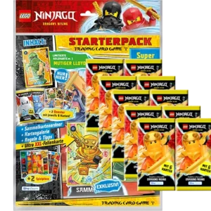 LEGO Ninjago Trading Cards Serie 9 Dragons Rising - 1x Starter Pack + 10x Booster