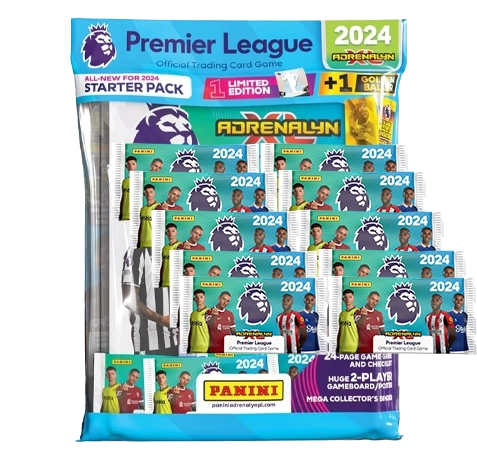 Panini Premier League 2024 Adrenalyn XL - 1x Starter Pack + 10x Booster