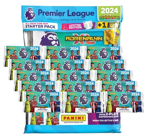 Panini Premier League 2024 Adrenalyn XL - 1x Starter Pack + 15x Booster