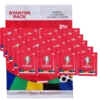 Topps UEFA EURO 2024 Sticker Kollektion (SWISS VERSION) Rote Sticker Variante – 1x Starterpack + 20x Stickertüten