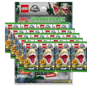 LEGO Jurassic World Serie 3 Trading Cards - 1x Starterpack + 20x Booster