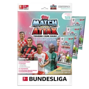 Topps Bundesliga Match Attax 2023-24 - 1x Starterpack + 3x Booster