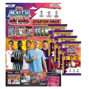 Topps Champions League Match Attax 2023-2024 - 1x Starterpack + 4x Booster