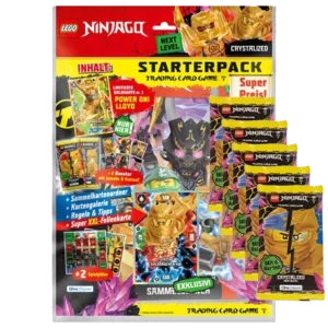 LEGO Ninjago TCG Serie 8 Next Level CRYSTALIZED - 1x Starterpack + 5x Booster