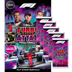 Topps Formula 1 Turbo Attax 2023 Trading Cards – 1x Starter Pack + 5x Booster