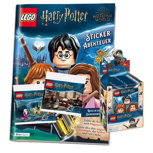 Blue Ocean LEGO Harry Potter Sticker - 1x STARTERPACK + 1x DISPLAY