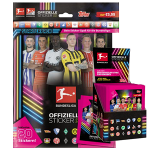 Topps Bundesliga Sticker 2022/2023 - Starterpack + 1x Display