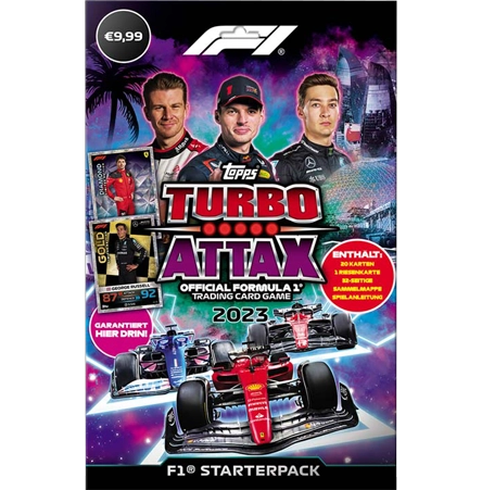 Topps Formula 1 Turbo Attax 2023 Trading Cards – 1x Starter Pack