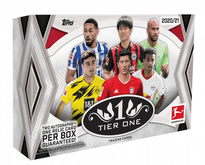 Topps Bundesliga Tier One Trading Cards 2020/21 Hobby Box