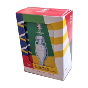 Topps UEFA EURO 2024 Sticker Kollektion (SWISS VERSION) Rote Sticker Variante – 1x Mini Tin