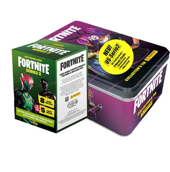 Panini Fortnite Series 2 Classic Tin + Blaster Box