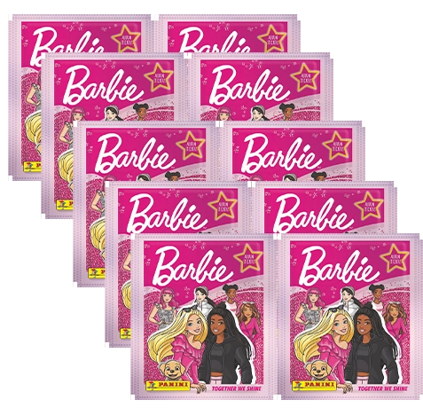 Panini Barbie Together we shine Sticker Serie - 10x Stickertüten