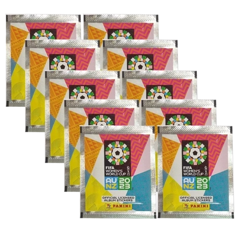 Panini Frauen WM 2023 Sticker - 10x Stickertüten