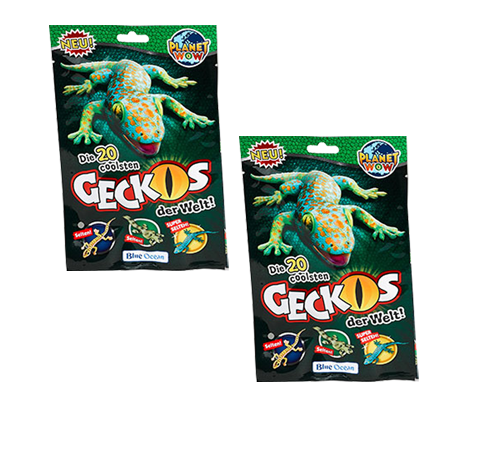 Blue Ocean Geckos Planet WOW - 2x Sammeltüten