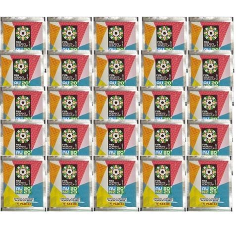 Panini Frauen WM 2023 Sticker - 25x Stickertüten