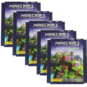 Panini Minecraft Wonderful World Sticker - 5x Stickertüten