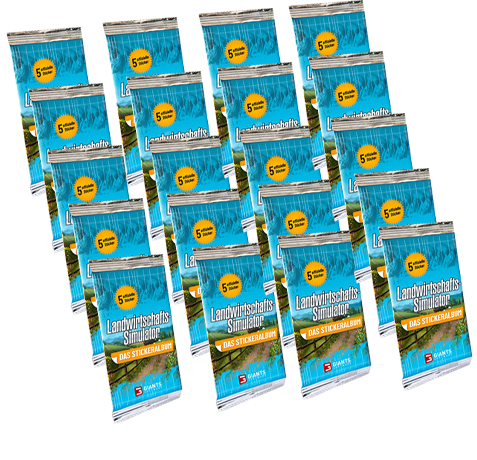 Landwirtschafts Simulator Sticker Serie ( 2022) - 20x Stickertüten