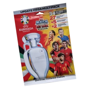 Topps UEFA EURO 2024 Match Attax Trading Cards – 1x Update Mega Multipack