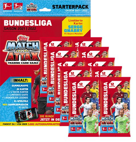 Topps Match Attax 2021/22 Starter Pack + 10 Booster