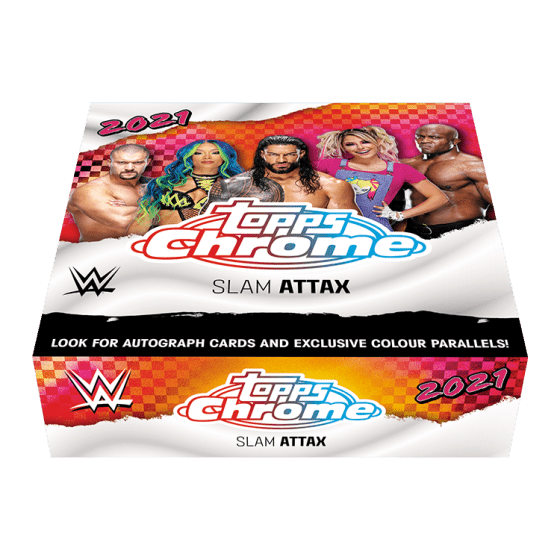 Topps WWE Slam Attax CHROME 2021 Display