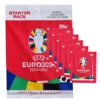 Topps UEFA EURO 2024 Sticker Kollektion (SWISS VERSION) Rote Sticker Variante – 1x Starterpack + 5x Stickertüten