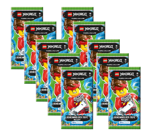 Lego Ninjago Serie 7 Next Level TCG Geheimnisse der Tiefe - 10x Booster