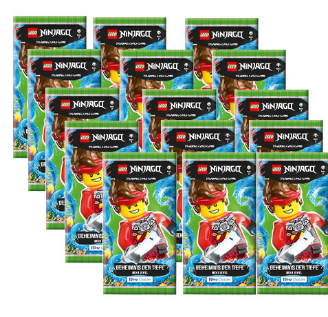 Lego Ninjago Serie 7 Next Level TCG Geheimnisse der Tiefe - 15x Booster