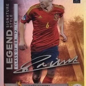 Topps UEFA EURO 2024 Match Attax Trading Cards – 1x LSS 17 ANDRES INIESTA LEGEND