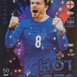 Topps UEFA EURO 2024 Match Attax Trading Cards – 1x HS 2 GREALISH LIMITED EDITION CARD