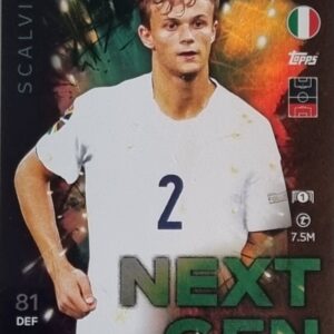 Topps UEFA EURO 2024 Match Attax Trading Cards – 1x NG 4 SCALVINI LIMITED EDITION CARD