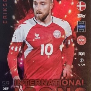Topps UEFA EURO 2024 Match Attax Trading Cards – 1x II 2 ERIKSEN LIMITED EDITION CARD
