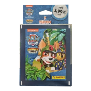 Panini Paw Patrol Serie 10 Jungle Pups Sticker (2024) – 1x Eco Blister je 7x Stickertüten (Deutsche Version)