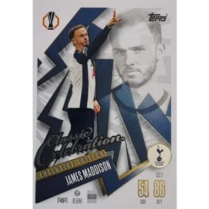 Topps Champions League Match Attax 2024/2025 / CC1 JAMES MADDISON EXCLUSIVE EDITION