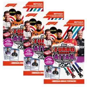 Topps Turbo Attax Formel 1 2024 - 3x Mega Multipack