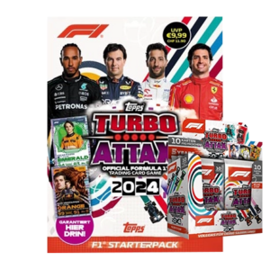 Topps Turbo Attax Formel 1 2024 - 1x Starterpack + 1x Display je 24x Booster